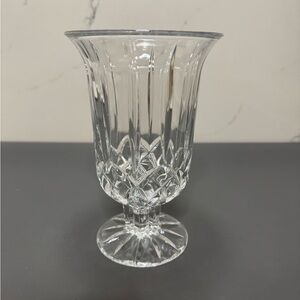 Elegant Crystal Glass Candle Holder